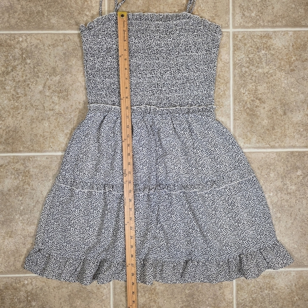 Jessica Simpson Smocked Ruffle Mini Dress Size M - Picture 9 of 13
